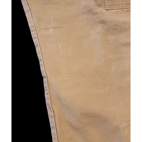 Wrangler Ripstop DOUBLE KNEE Workwear Cargo Pants 38x30 Tan Utility Carpenter - Picture 7 of 16